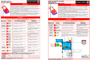 ECPL lockout tagout example